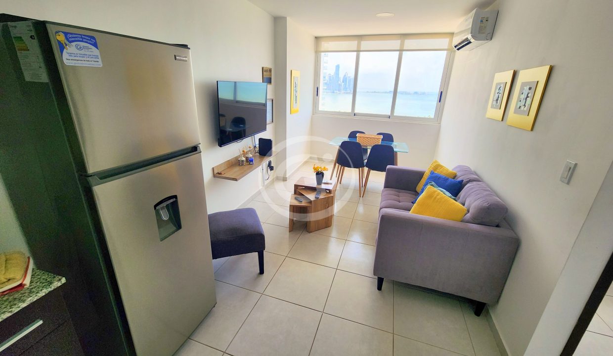 4. Sala-Comedor. Venta Bay View Airbnb Av Balboa