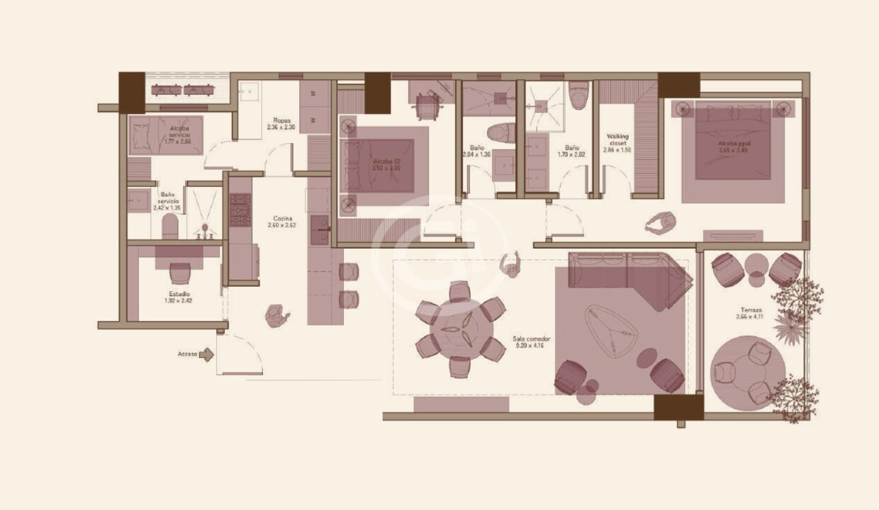 7. Planos Apto Mod E. Corotu. Santa Maria