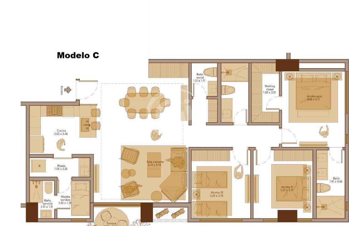 8. Planos Apto Mod C. Corotu. Saanta Maria
