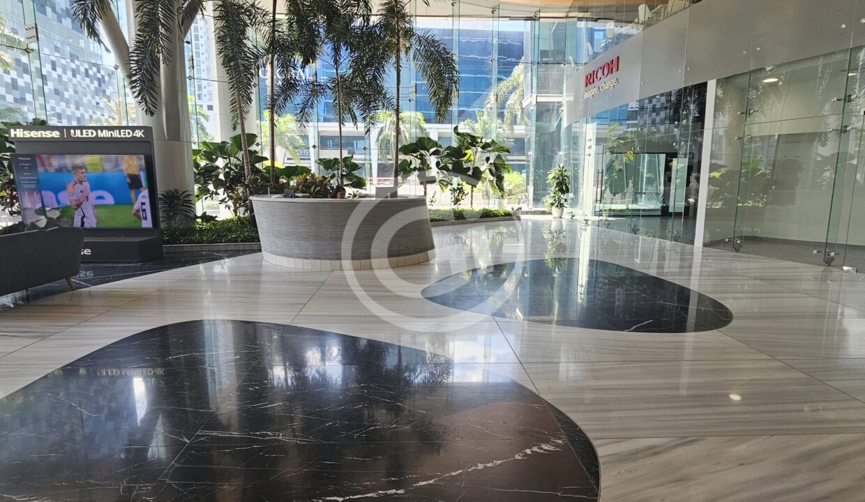 2. Lobby. Área de locales comerciales. Financial Park Costa del este