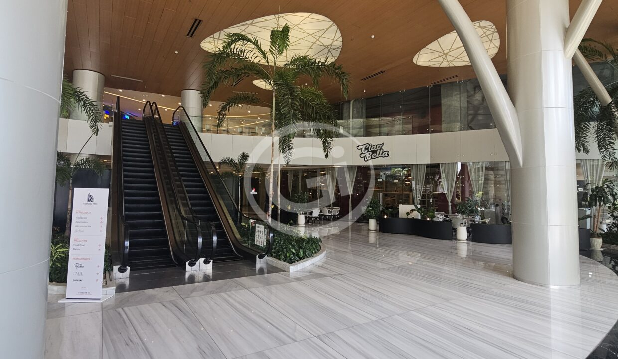 3. Lobby. Área de locales comerciales. Financial Park Costa del este