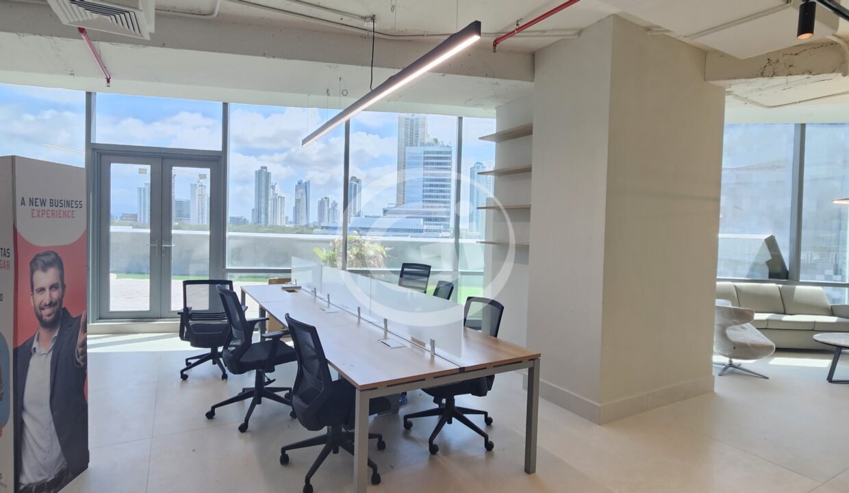 9. Sala de oficinas. Financial Park Costa del este
