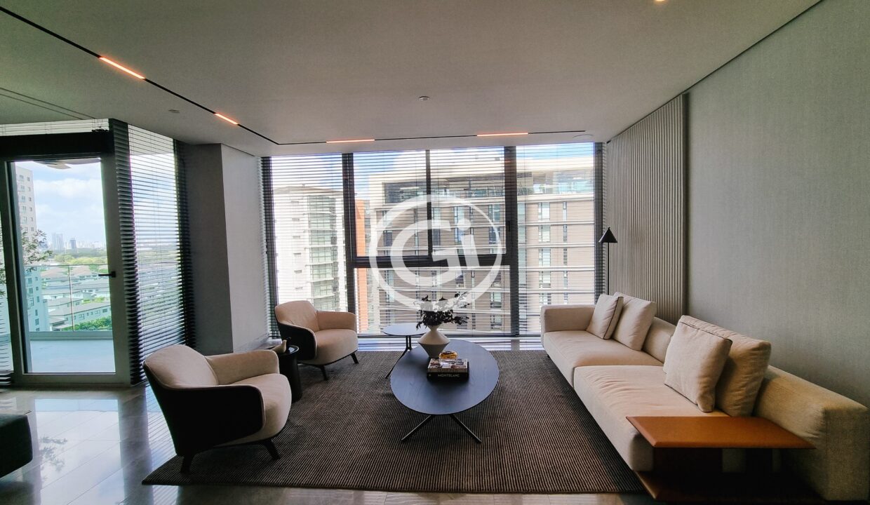 4. Sala y Balcon venta apartamento Santa Maria The Ivy