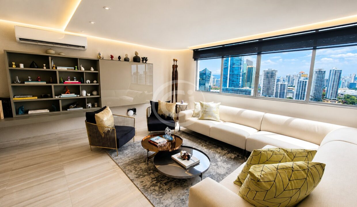 7. Sala-Comedor. Venta Marbella Tower