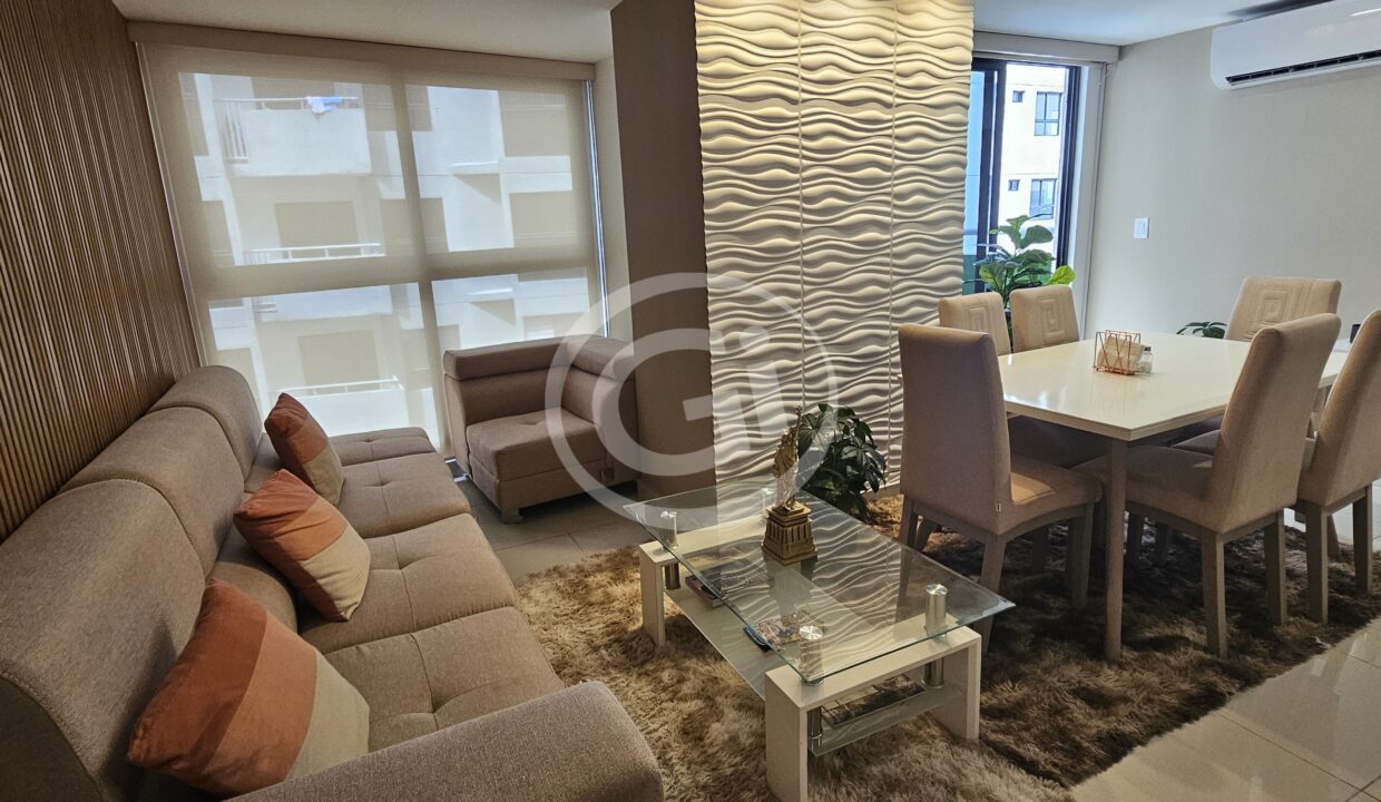 14. Sala. WorldWide Plaza apartamento. Alquiler