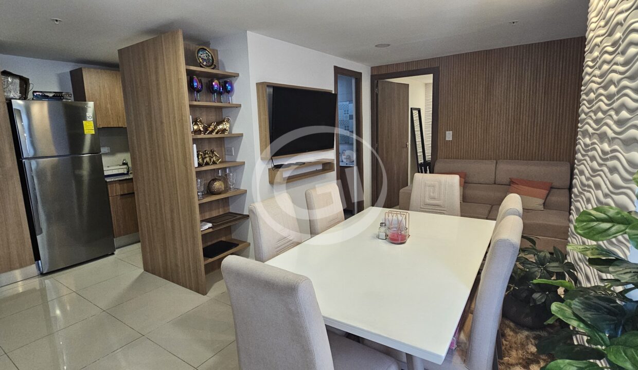 5. Sala. WorldWide Plaza apartamento. Alquiler