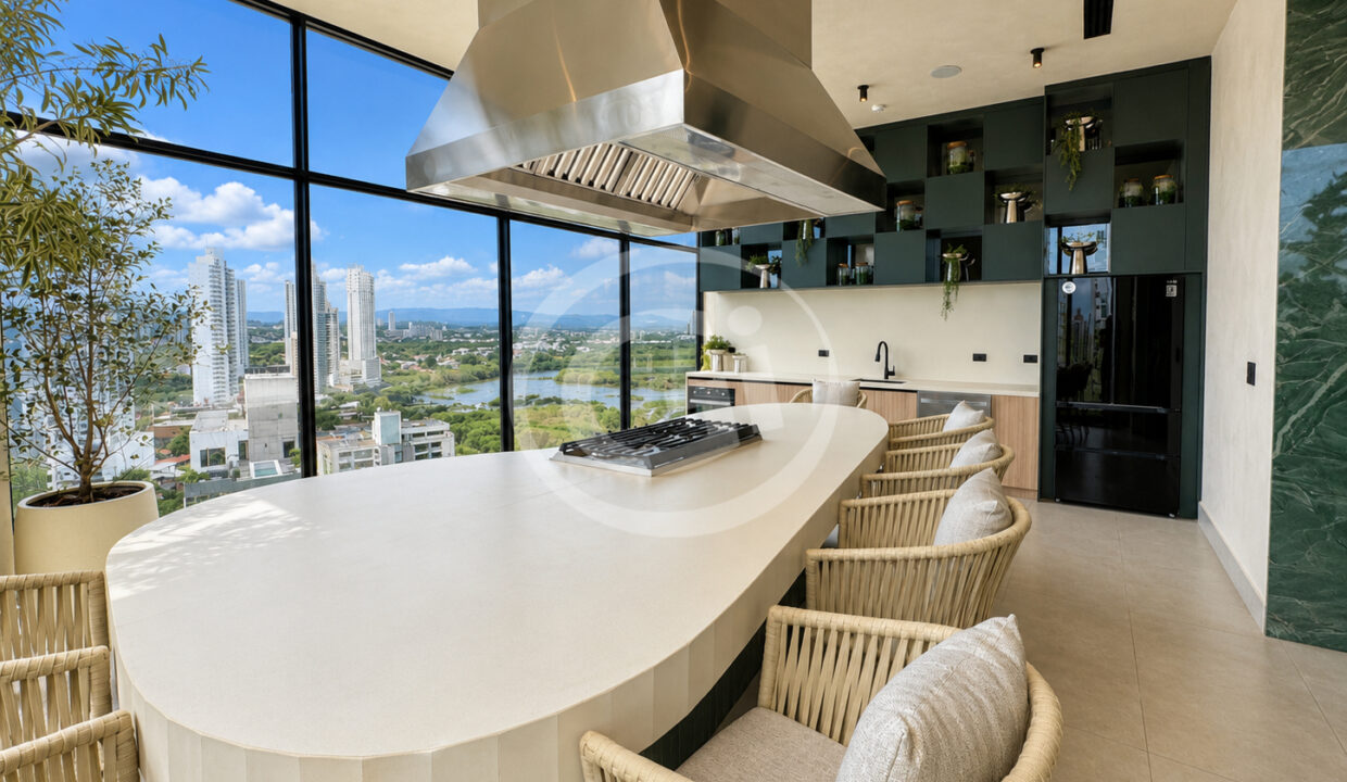 13. Cocina Área social venta apartamento Dovle Selva Coco del Mar