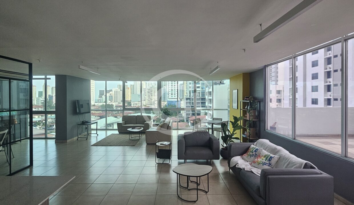 20. Salon de reuniones Lounge Alquiler apartamento Sky Blue. San Francisco