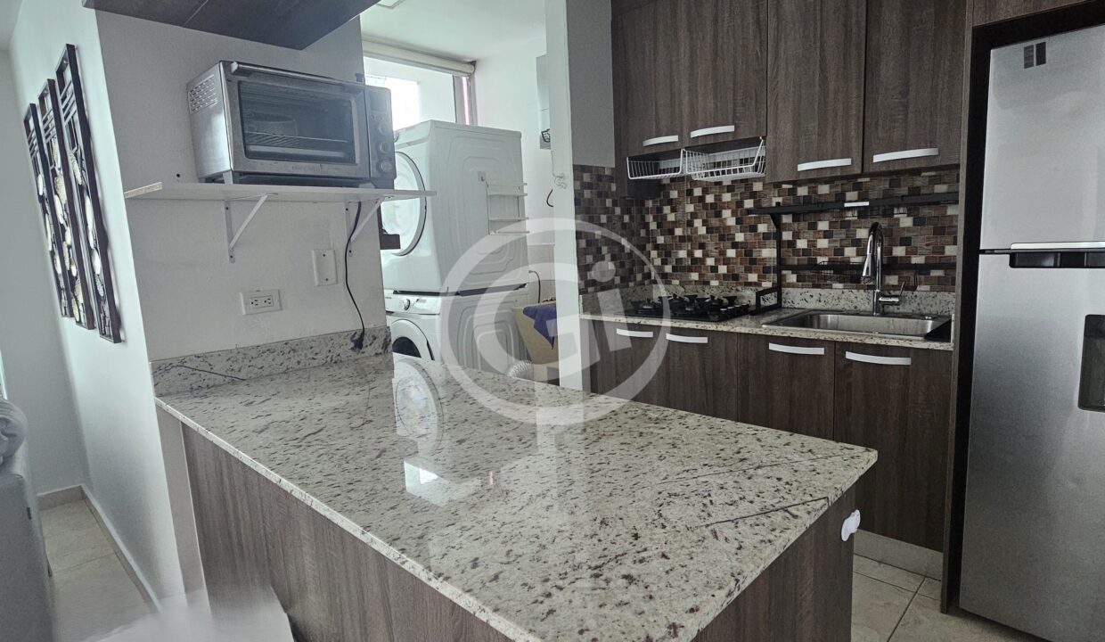 7. Cocina LB Alquiler apartamento Sky Blue. San Francisco