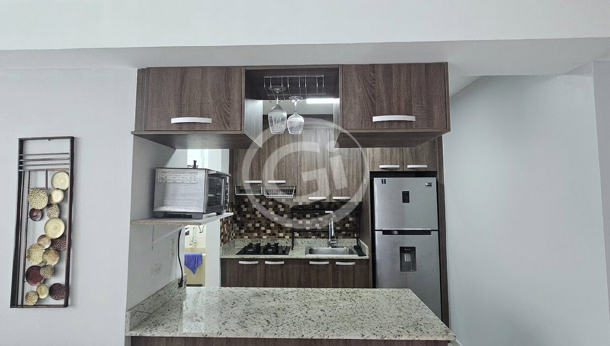 8. Cocina. Alquiler apartamento Sky Blue. San Francisco