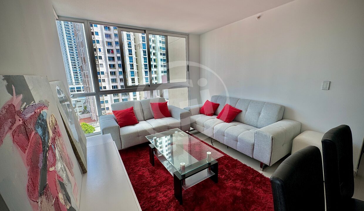 1. Sala venta apartamento Park Point Carrasquilla San Francisco