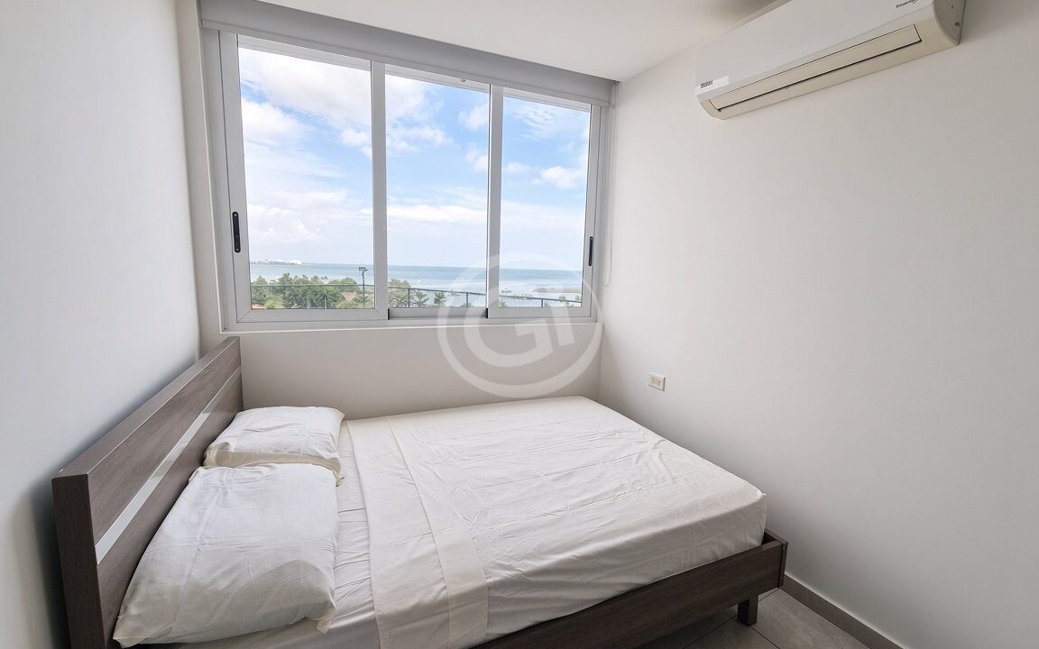 12. Habitacion Secundaria Apartamento Alquiler Amoblado Vista al Mar Bay View Avenida Balboa