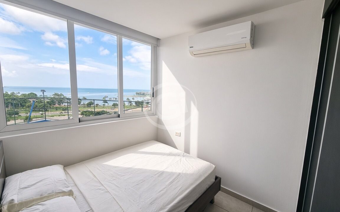 13. Habitacion Secundaria Apartamento Alquiler Amoblado Vista al Mar Bay View Avenida Balboa