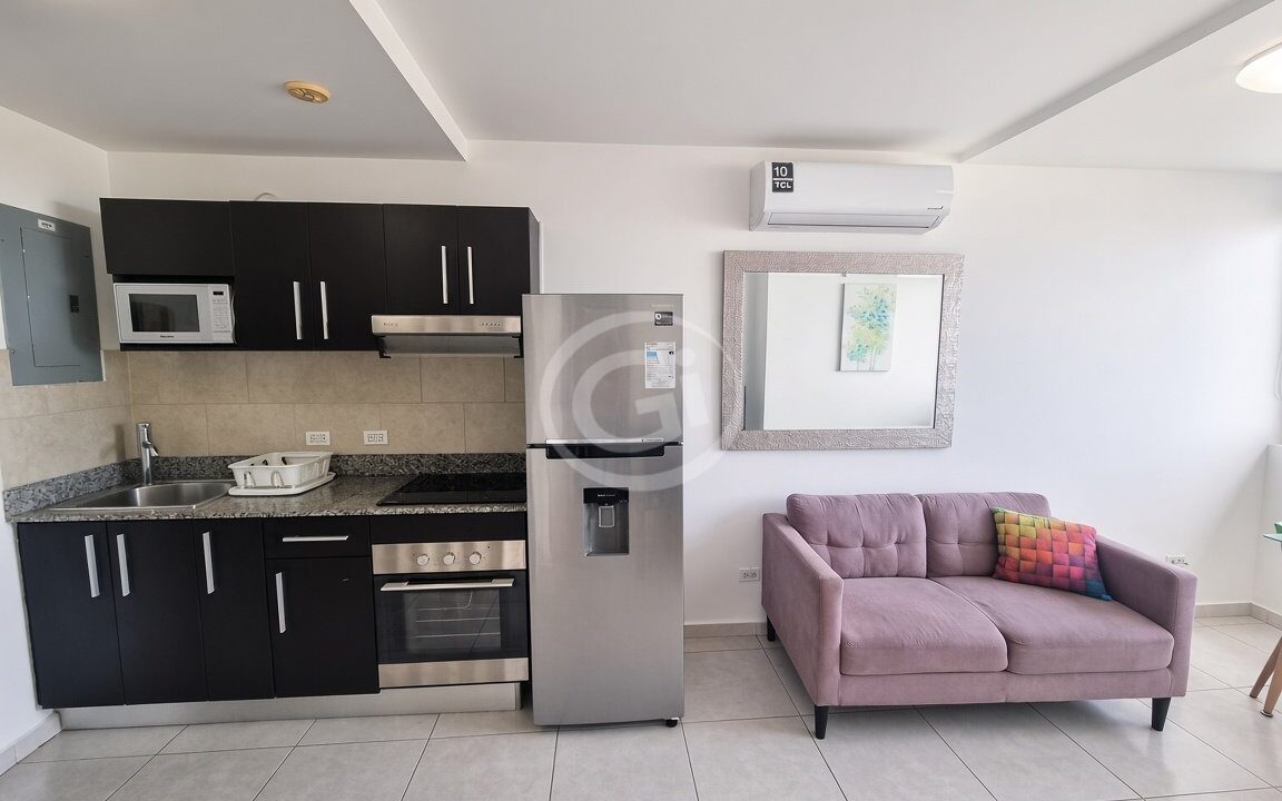 3. Sala Comedor Apartamento Alquiler Amoblado Vista al Mar Bay View Avenida Balboa